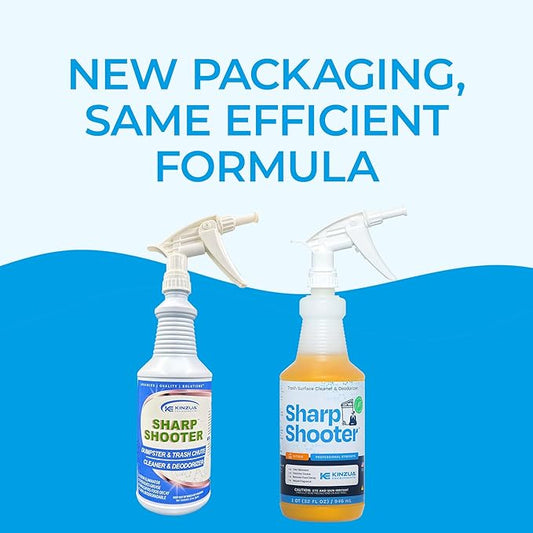Heavy duty kitchen degreaser spray cutting through grease and removing odor from kitchen surfaces