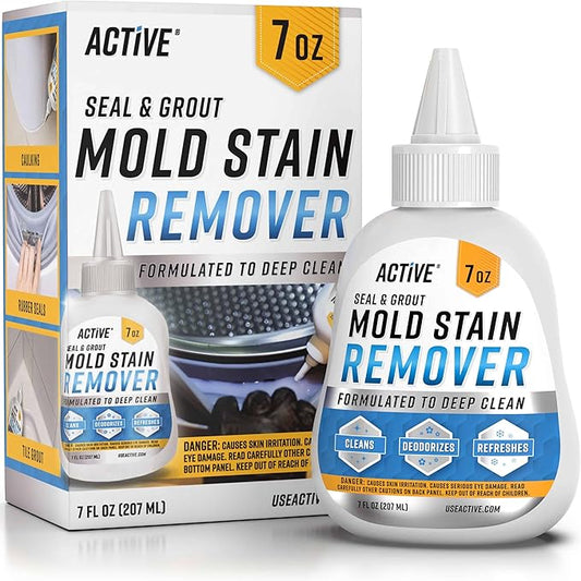 Mold Gel Remover that clings to grout and works overnight – best mold remover for bathroom tile and seals