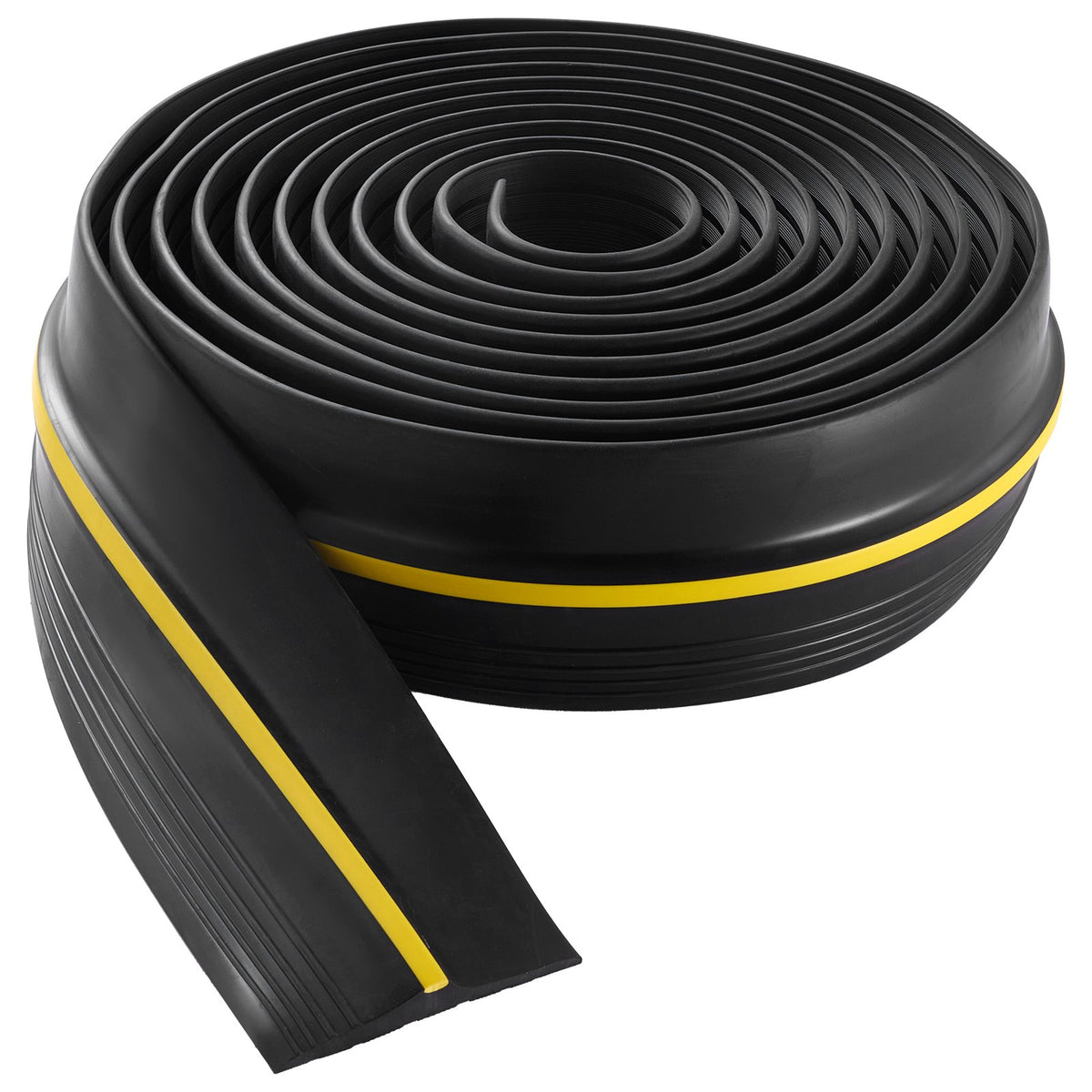 Garage Door Threshold Seal Strip, 20 FT Universal Garage Door Floor Seal Strip With Adhesive, Garage Door Bottom Weatherproof Strip, Upgraded Thick PVC DIY Weather Stripping Replac