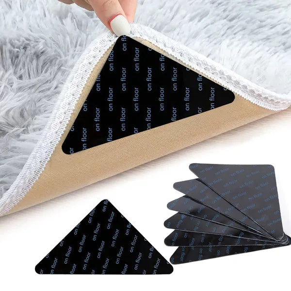 Rug Pads Grippers Carpet Tape 16 Pcs Non Slip Rug Tape For Hardwood Floors And Tiles, Keep Your Rug In Place