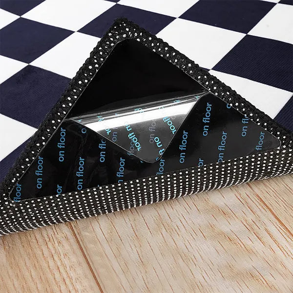 Rug Pads Grippers Carpet Tape 16 Pcs Non Slip Rug Tape For Hardwood Floors And Tiles, Keep Your Rug In Place - Image 3