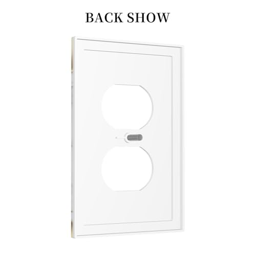 White Gold Grey Marble Outlet Covers Light Switch Cover | Home Repair - Image 6