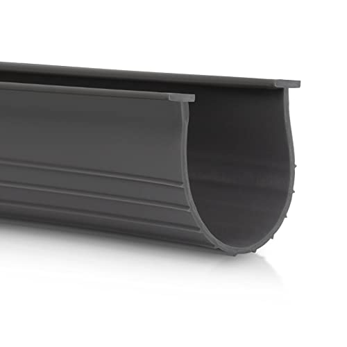 3" Garage Door Bottom Seal Weatherstrip in Grey - 1/4" T | Home Repair - Image 2