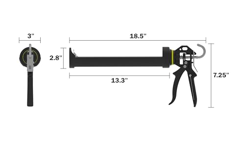 112 Series Manual Caulking Gun - 29 oz Cartridge | Home Repair - Image 3