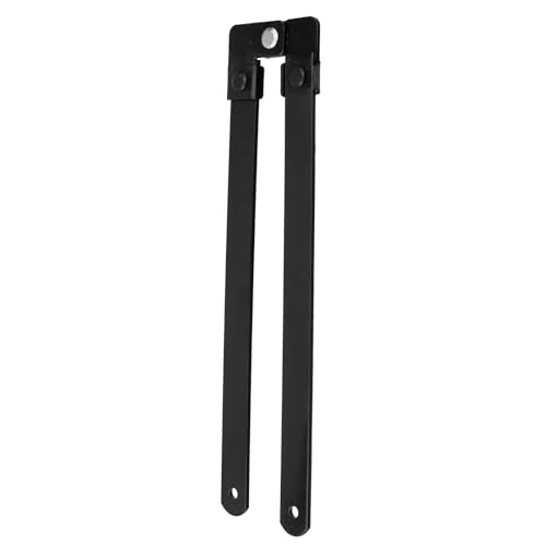 2pcs Folding Step Ladder Hinge Replacement Kit, 21.26", Black - Image 4