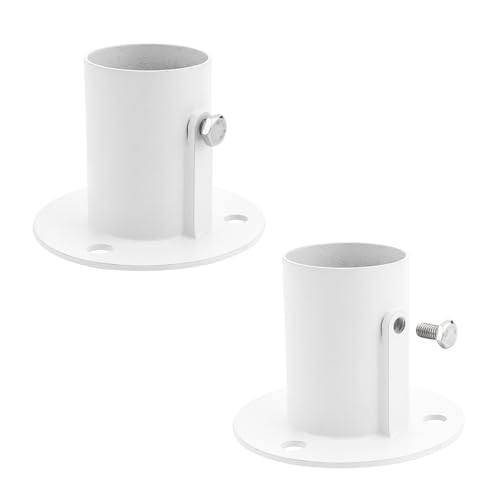 2 Pack Inner Diameter 1.6'' Pool Ladder Deck Fixed Base Flanges - Image 2