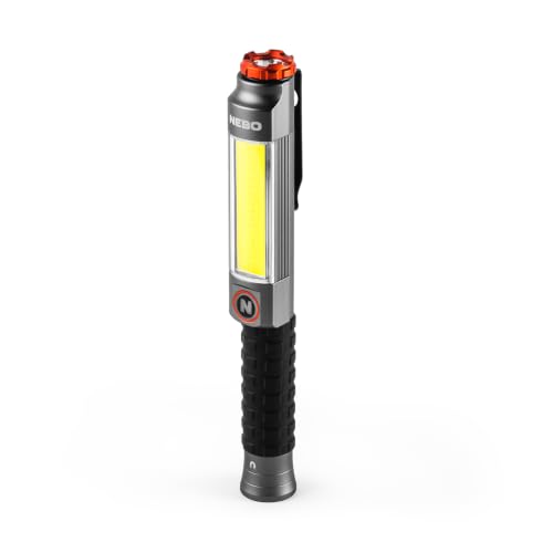 NEBO Big Larry 3 Work Light, 600 Lumen Flashlight & COB Task - Image 2