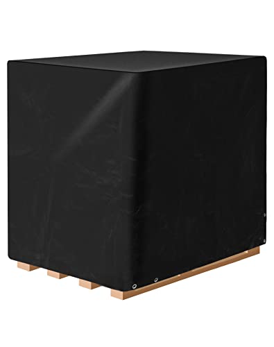 QWORK Pallet Cover, 2 Pack Heavy Duty Outdoor PE Waterproof - Image 6