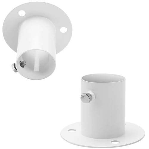2 Pack Pool Ladder Brackets Deck Flanges, for Above Ground - Image 2