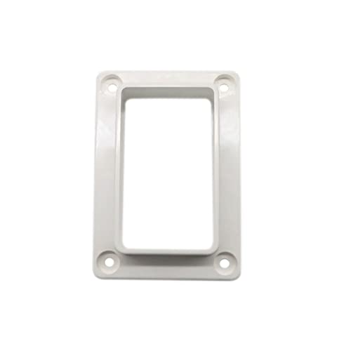2-Pack 2" x 3.5" Slotted Handrail Bracket Kit, White Vinyl - Image 7