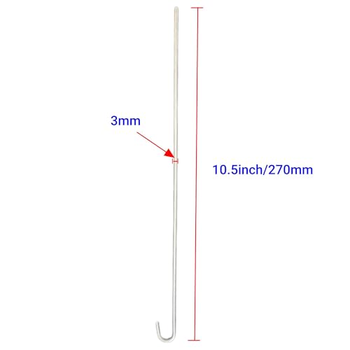 10 inch 100-Pack Chain Link Fence Ties, Heavy Duty 11 | Home Repair - Image 3