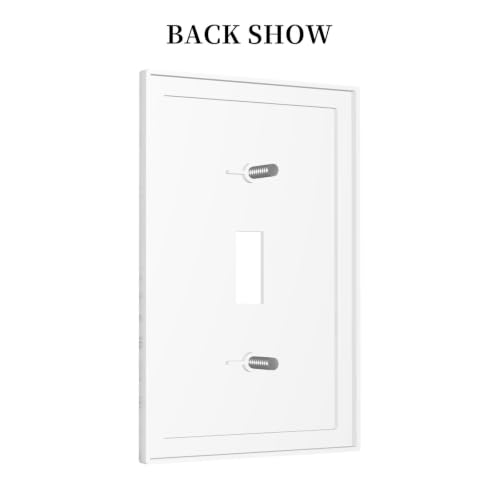 White Grey Marble Light Switch Cover Decorative Gray 1 | Home Repair - Image 6