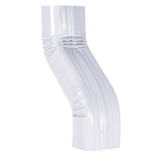 Downspout Leader Downspout Offset 2x3 White Style A (Offset 3") - Image 2