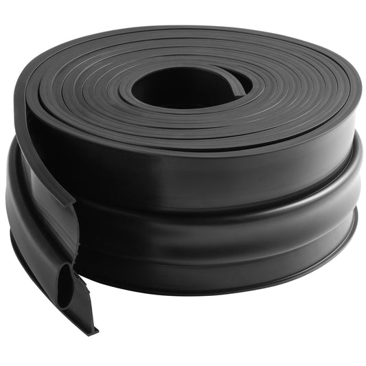 Garage Door Threshold And Bottom Seals Kit, 16 FT U Shape+O Ring Universal Garage Door Bottom Seal Weatherstrip PVC, Combine With Weatherproof Garage Threshold Seal Strip With Adhe