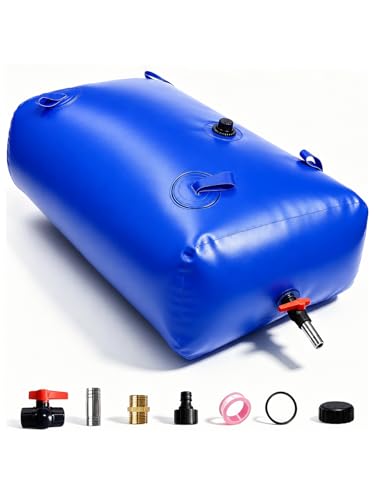 63 Gallon Water Bladder Tank, 2000D PVC Portable Water - Image 2