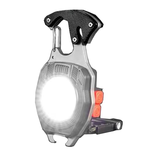 COB Keychain Work Light Flashlight 7 Light Modes 1600Lumen - Image 2