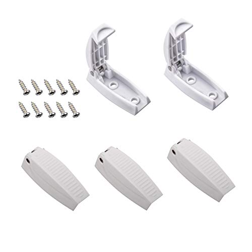 RVGUARD RV Door Holder, 5Pcs White Camper Door Catch - Image 2