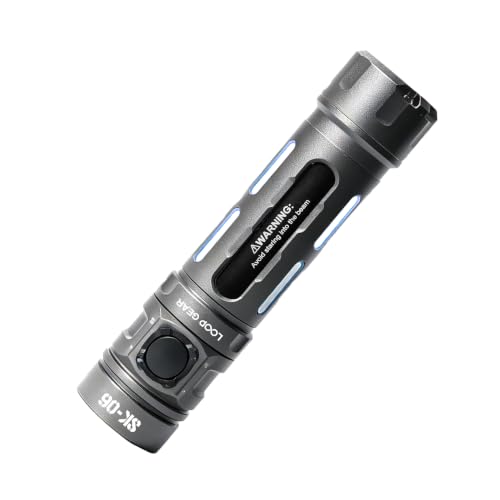 SK06 2400LM EDC High Lumens Flashlight with UV & Green Beam - Image 2