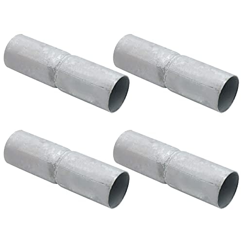 4 Pieces 1-5/8" x 6" Chain Link Fence Top Rail Sleeve - Image 2