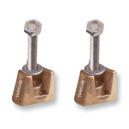 Brass Pool Ladder Rail Wedge Anchor Kit (2 Pack) – 1.06" x - Image 2