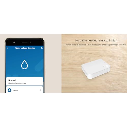 Zigbee Smart Water Leak Detector, 120dB Audible Alarm & - Image 8