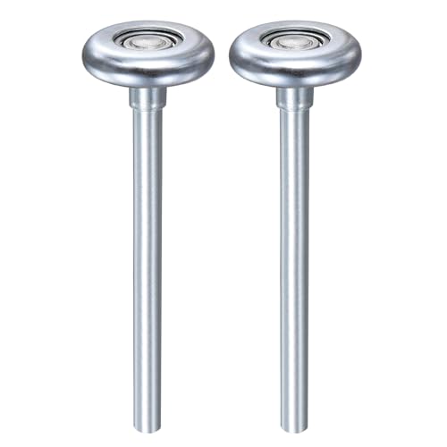 uxcell 2pcs 1.8" Steel Garage Door Rollers for 2" Garage Track 7" - Image 2