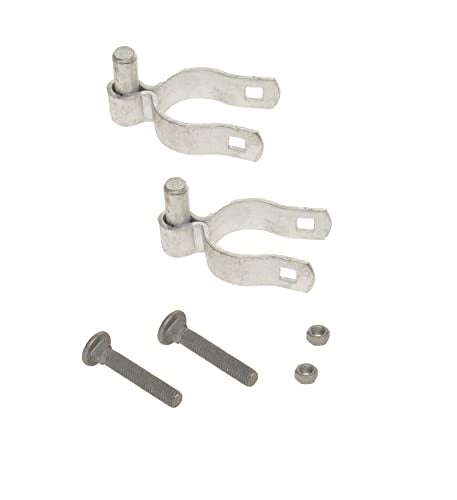 2 Pack Chain Link Fence Frame Gate Post Male Hinge - Image 4