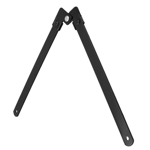 2pcs Folding Step Ladder Hinge Replacement Kit, 21.26", Black - Image 5