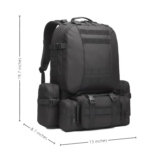 Military Tactical Backpack for Men 60L Waterproof Bug Out - Image 4