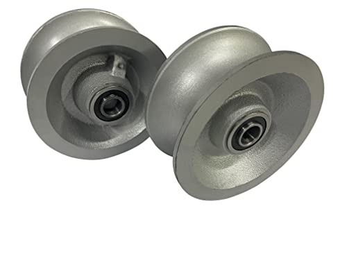 Pair of Replacement Chain Link Gate U-Groove Pipe - Image 2