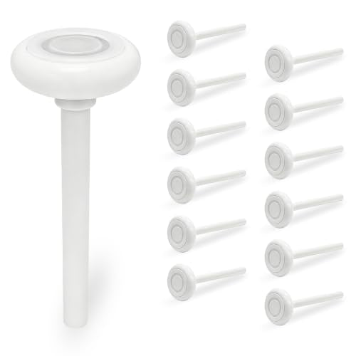 12 Pack 2" Nylon Garage Door Rollers with 6200RS Bearings, 4" - Image 2