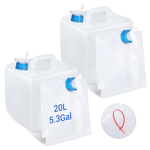 ASEVAT [2 Pack] 5.3 Gallon /20L Collapsible Water | Travel Essentials - Image 5