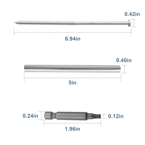 15 Pack Gutter Screw 7-Inch Screw & Stainless Steel - Image 3