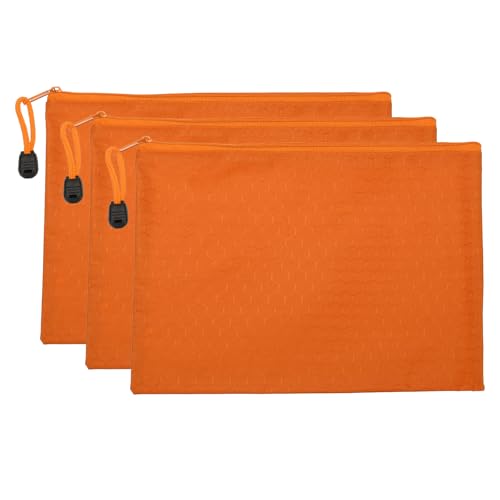 PATIKIL Waterproof Zipper File Bags, 3 Pack A5 Document Holders - Image 2
