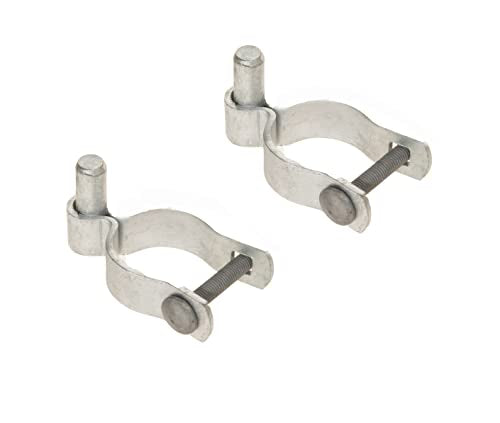 2 Pack Chain Link Fence Frame Gate Post Male Hinge - Image 2