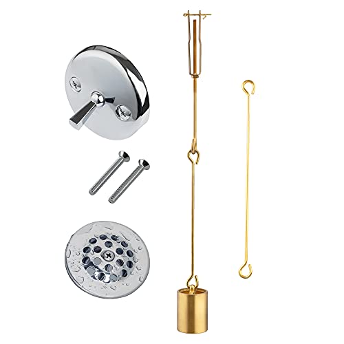 Tub Drain Linkage Assembly with Trip Lever and Strainer - Image 2