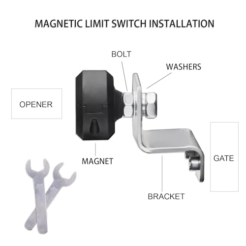Magnetic Limit Switch for Sliding Gate Opener Driveway Stopper - Image 4