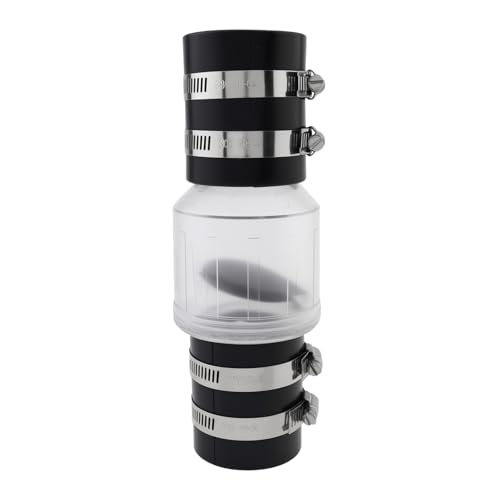 1-1/2 inch Sump Pump Check Valve with Steel Clamps Quiet Silent - Image 2