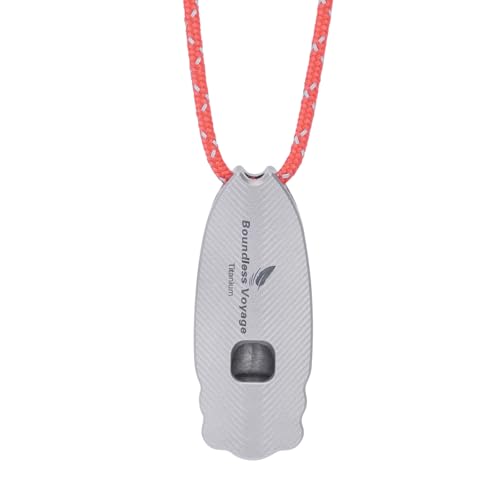 iBasingo 120dB Titanium Survival Whistle Compact Emergency - Image 2