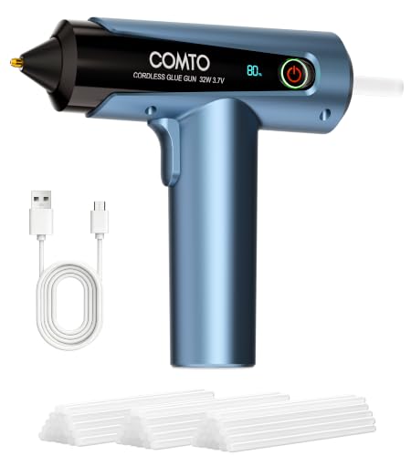 Cordless Hot Glue Gun, Auto Glue Feeding with 30 Glue Sticks - Image 2