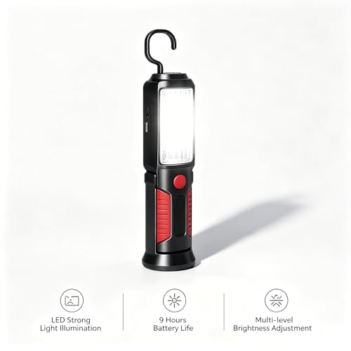 Rechargeable Work Light Portable LED Multi-use Magnetic | Home Repair - Image 4