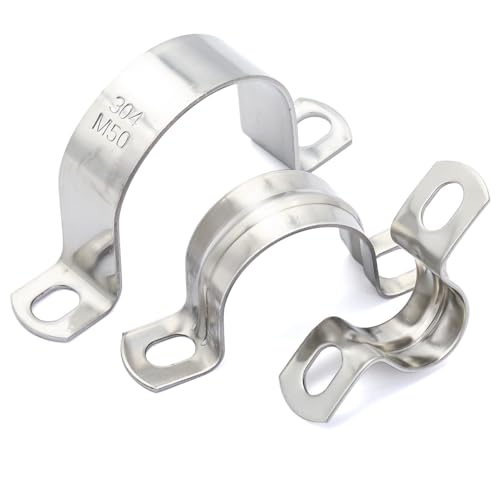 SS304 Conduit Clamps 1 Inch, 2-holes Pipe Bracket U Clamp | Hand Tools - Image 7