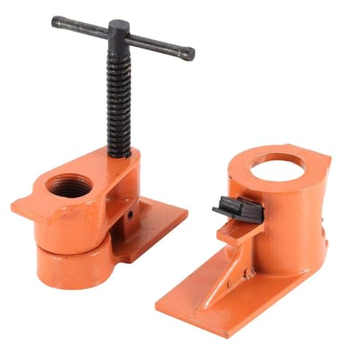 Heavy Duty 1 inch Pipe Clamp, Jaws Vise Fixture Set | Hand Tools - Image 2