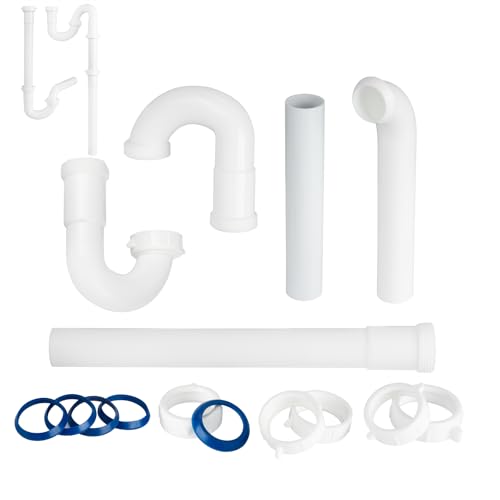 Bathroom Sink Drain Kit,1-1/4” P Trap or S Trap Plumbing | Home Repair - Image 2