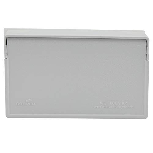 RecPro RV Exterior GFCI Outlet Cover Plate | Weatherproof | White - Image 6