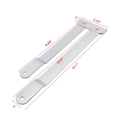 22 Inches Folding Step Ladder Hinge Replacement 2Pcs, Silver - Image 3