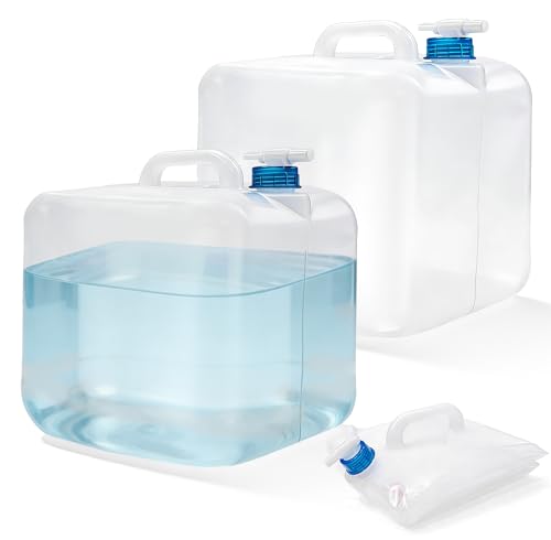 2 Pack 5.3 Gallon Collapsible Container with Spigot - Image 2
