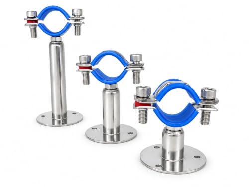 3/4" OD Adjustable Pipe Clamp, Regular 2"–4", 2 Pack - Image 6