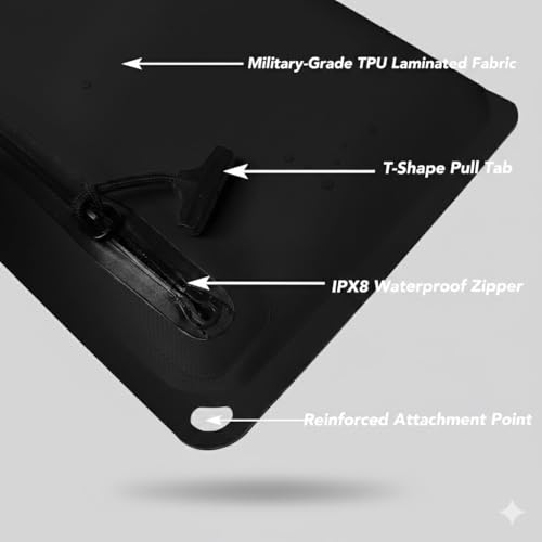 IPX8 Waterproof Tactical EDC Pouch - Large Phone + | Phone & Computer - Image 5