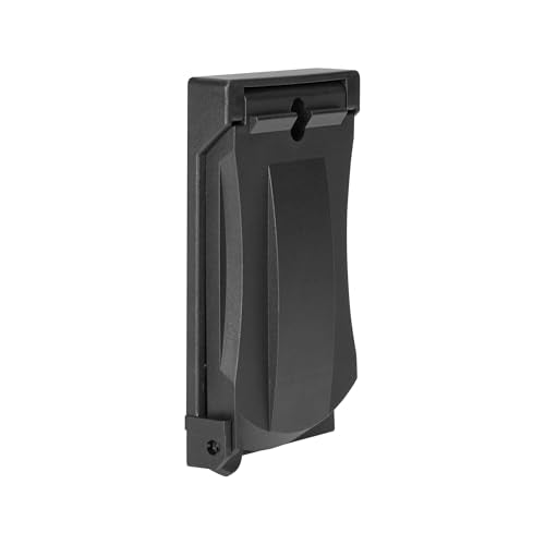 Maxxima 1-Gang Vertical Outdoor Outlet Cover Box, Black, 2-Pack - Image 8